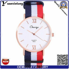 Yxl-488 Hecho en China Hombre OEM Logotipo Personalizado Thin Nylon Reloj Hombres Casual Sport Par Relojes